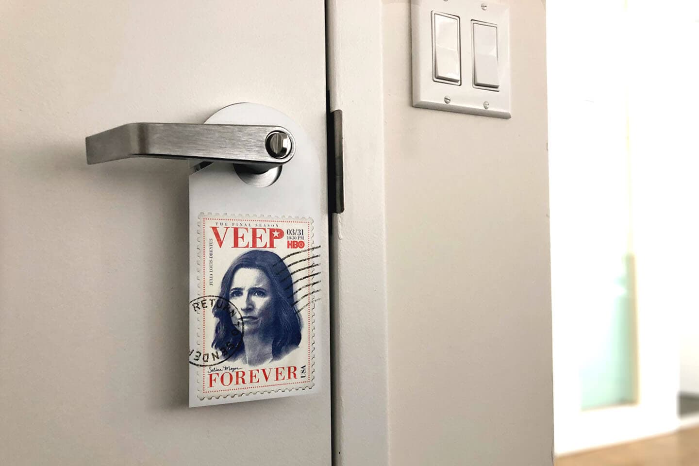 OOH advertising with door hangers